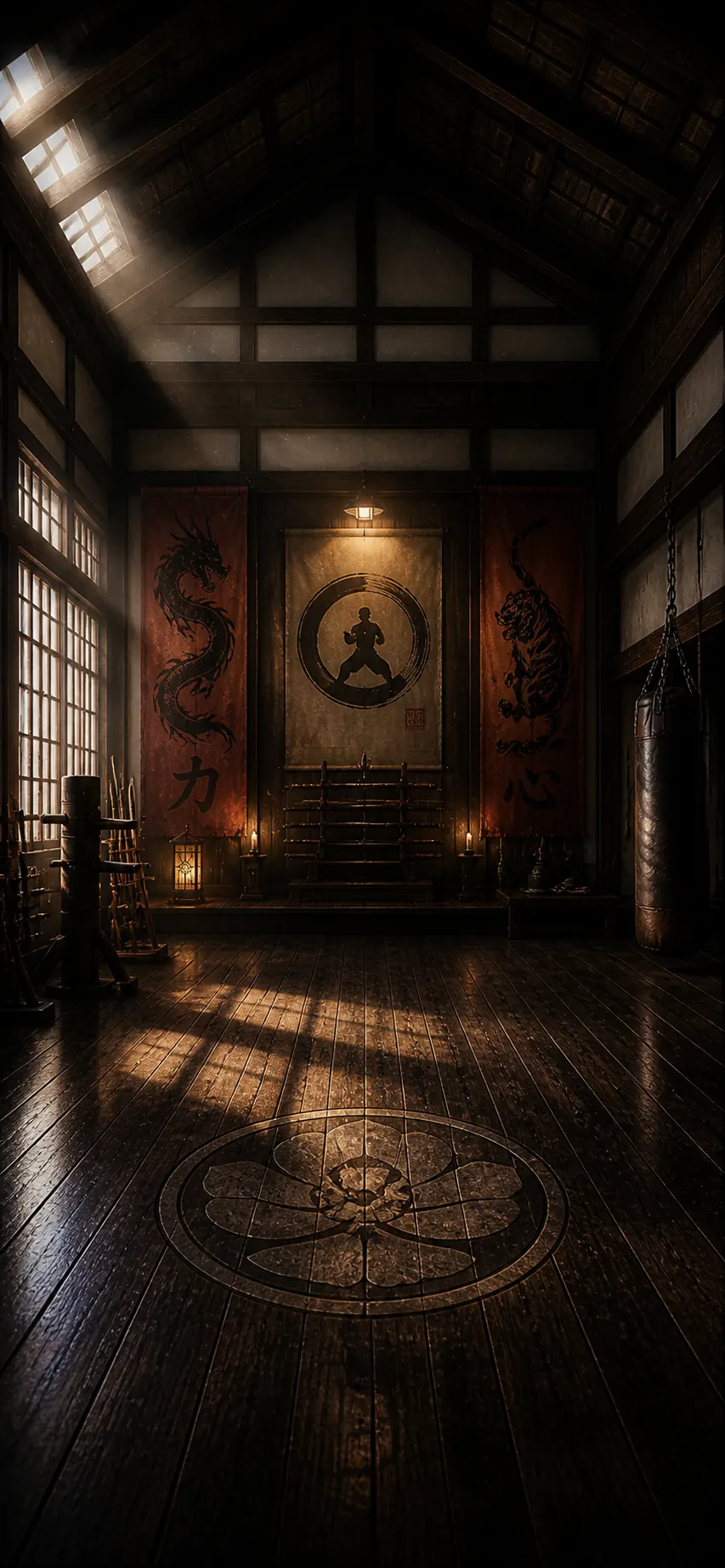 Dojo de combate em Coffin Empire